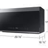 Samsung BESPOKE Over-the-Range Microwave – 2.1 cu. ft. (Fingerprint Resistant Stainless Steel)