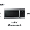 SAMSUNG SET OPEN BOX (N03) FRIDGE + STOVE + MICROWAVE (STAINLESS STEEL)