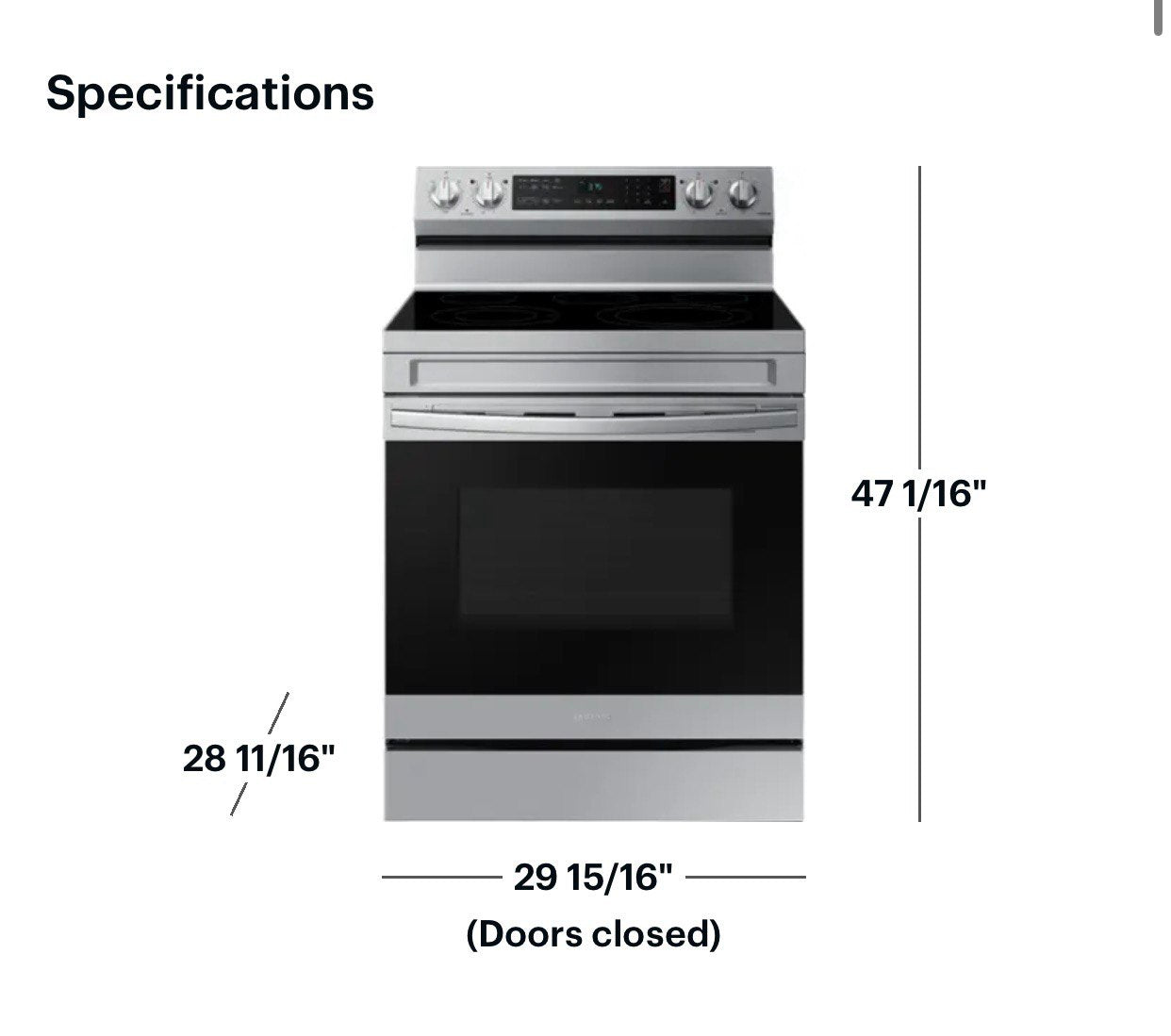 SAMSUNG SET OPEN BOX (N03) FRIDGE + STOVE + MICROWAVE (STAINLESS STEEL)