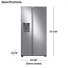 SAMSUNG SET OPEN BOX (N01) FRIDGE + STOVE + DISHWASHER + MICROWAVE (STAINLESS STEEL)