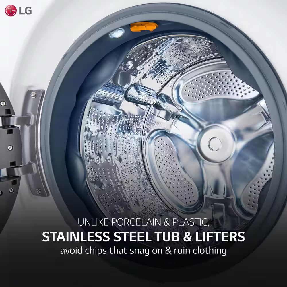 LG WASHER AND DRYER SMART TOWER (WKEX200HBA)  with Center Control™ 4.5 cu. ft. Front Load Washer and 7.4 cu. ft. Dryer