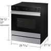 Samsung BESPOKE 30" Slide-In Electric Smart Range