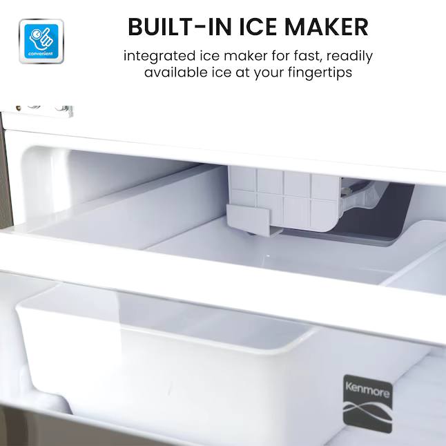 KENMORE FRIDGE OPEN BOX (111.73025020) 25.5-cu ft French Door Refrigerator with Ice Maker, Water and Ice Dispenser
