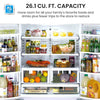 KENMORE FRIDGE OPEN BOX (111.73025020) 25.5-cu ft French Door Refrigerator with Ice Maker, Water and Ice Dispenser