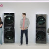 LG WASHER AND DRYER SMART TOWER (WKEX200HBA)  with Center Control™ 4.5 cu. ft. Front Load Washer and 7.4 cu. ft. Dryer