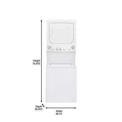 GE Unitized Spacemaker® 3.8 cu. ft. Capacity Washer